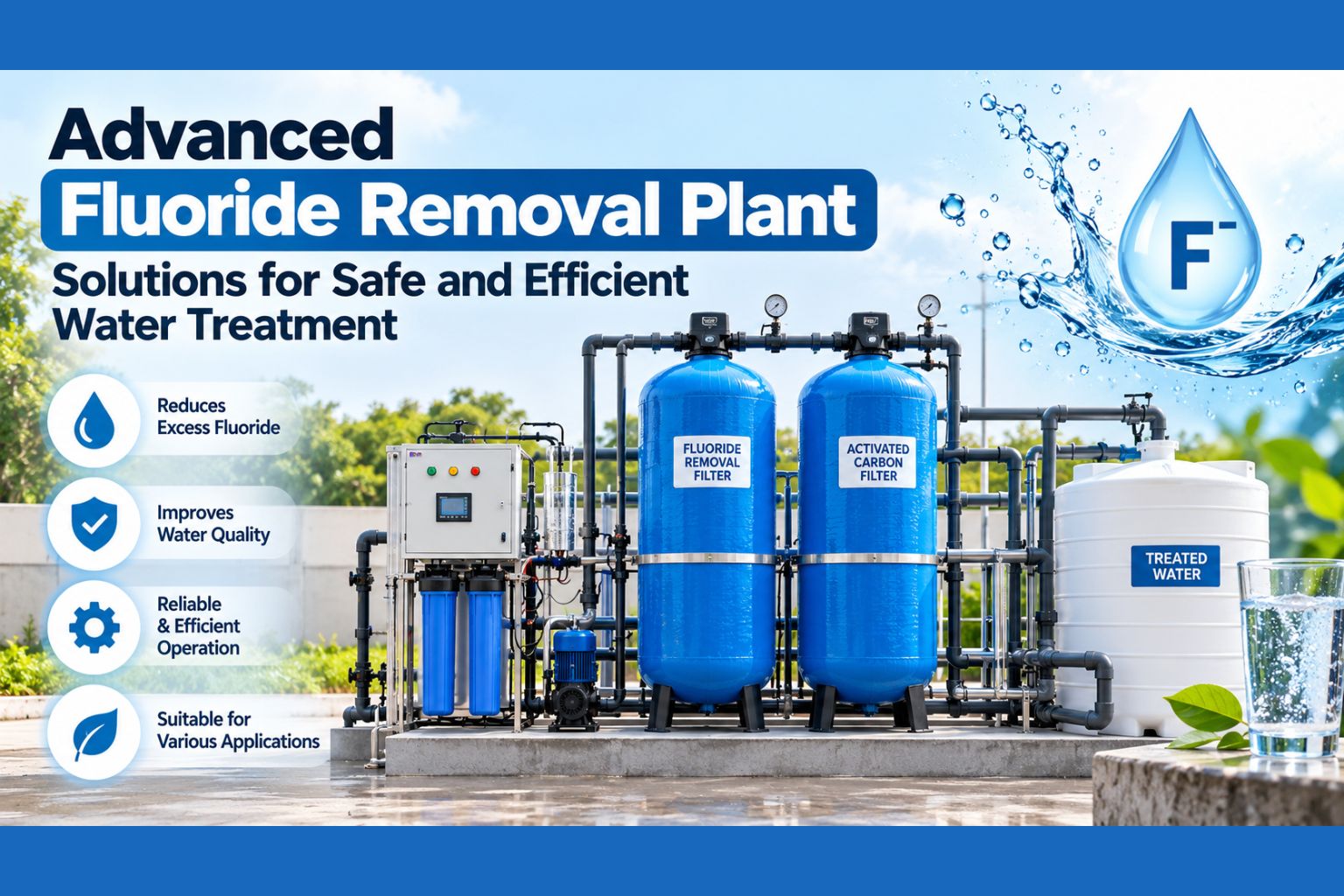 Advanced Fluoride Removal Plant Solutions