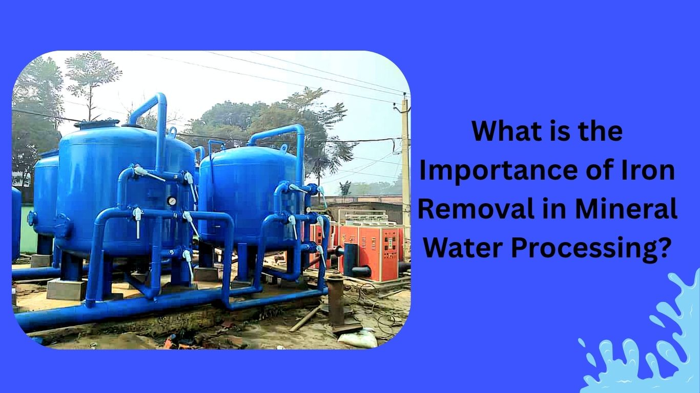 Iron removal filter plant