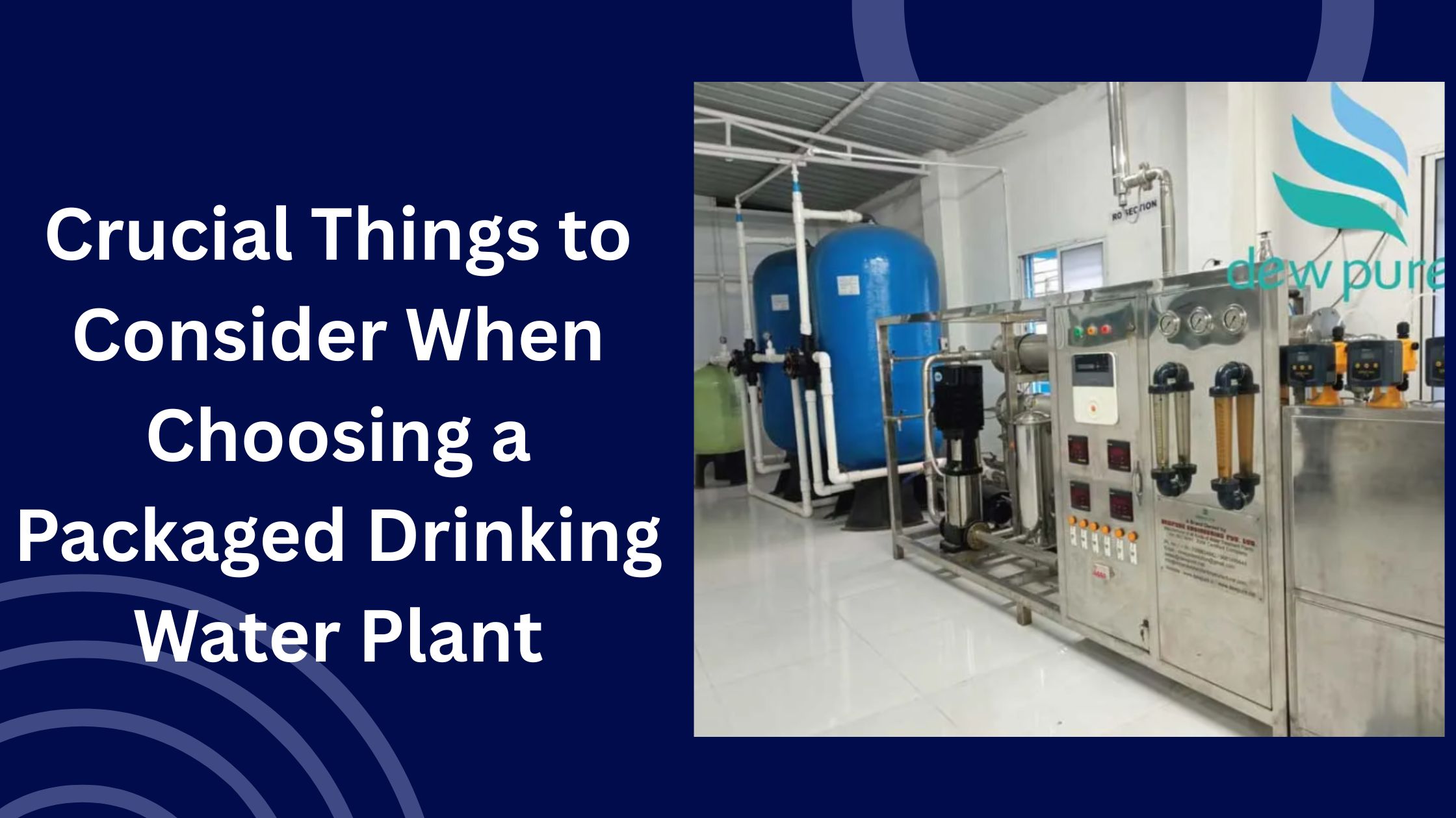 Packaged Drinking Water Plant